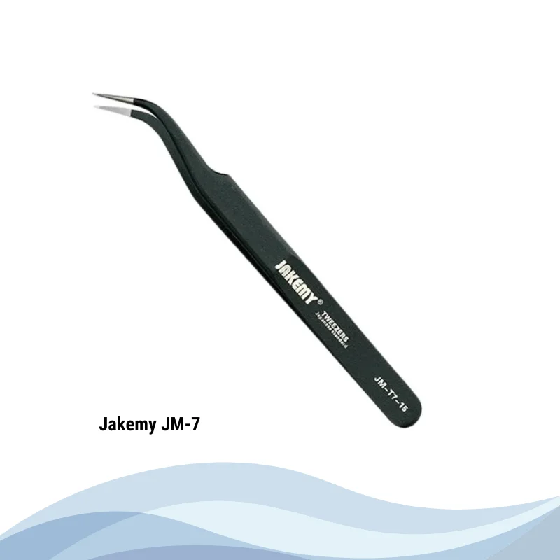 Jakemy JM-T7-15 Antistatic Curved Tweezer