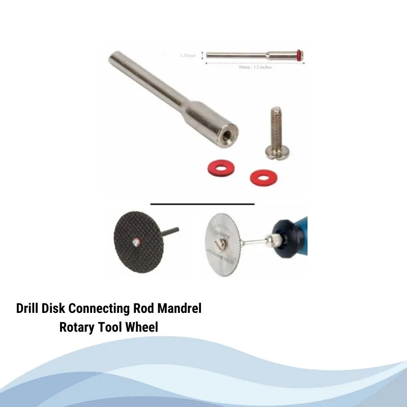 Drill Disk Connecting Rod Mandrel Rotary Tool Wheel