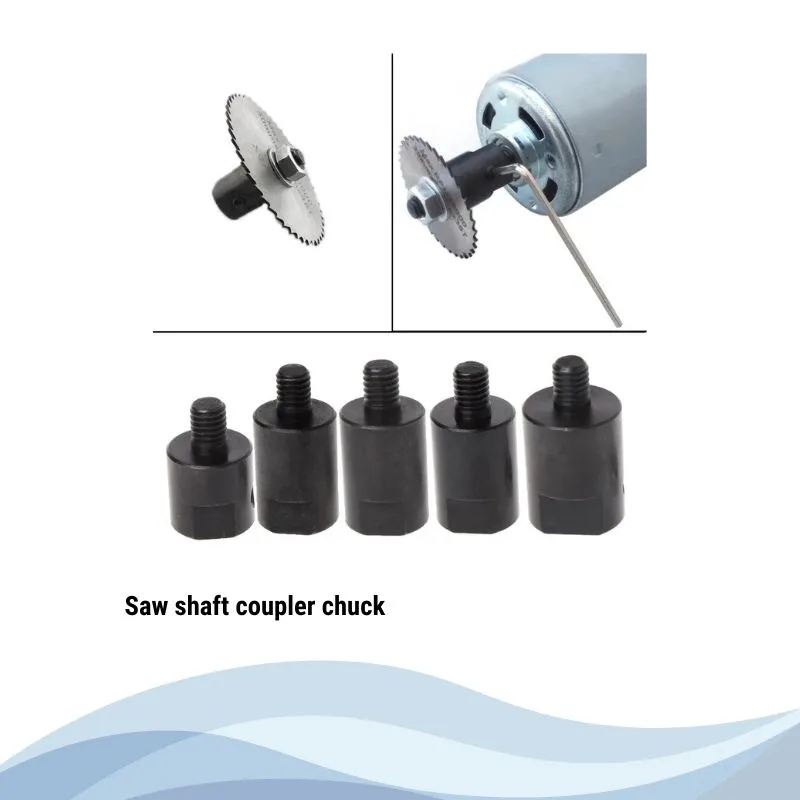3/4/5mm Saw shaft coupler chuck