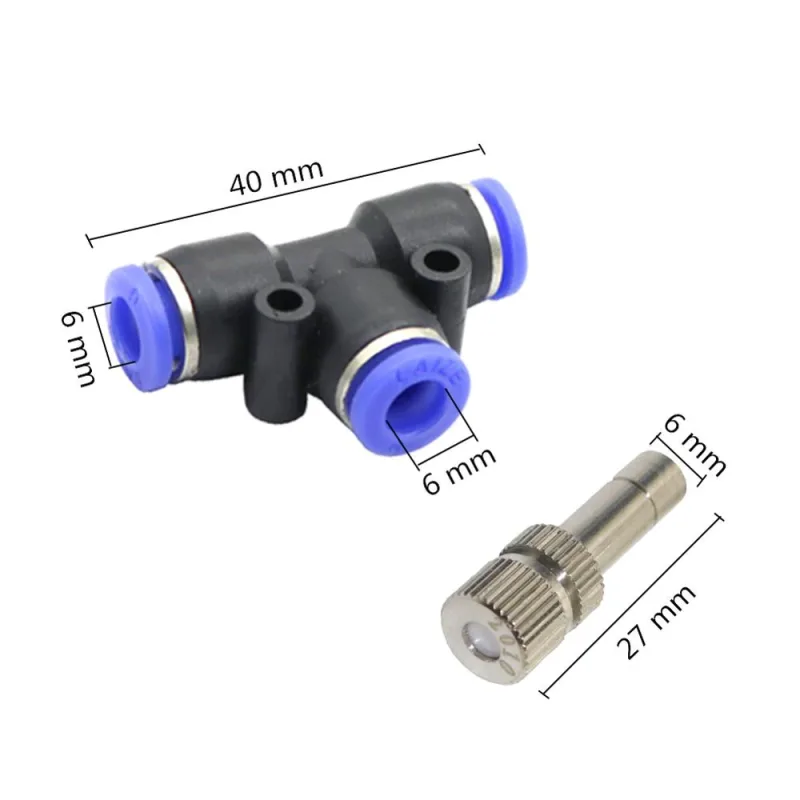 6mm Atomization Misting Fog Nozzles