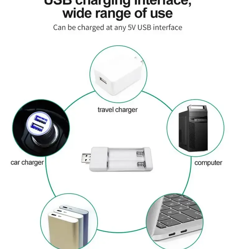 USB 1.2V Ni AA/AAA battery charger