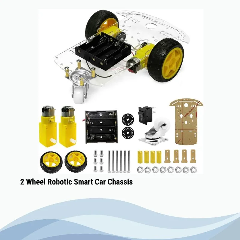 2 Wheel Robotic Smart Car Chassis