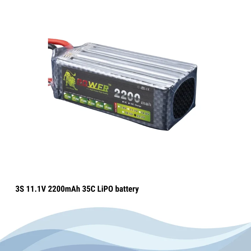 3S 11.1V 2200mAh 35C LiPO battery T plug