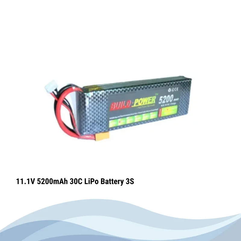11.1V 5200mAh 30C LiPo Battery 3S