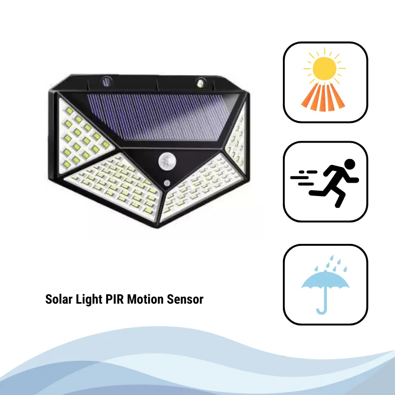 Solar Light PIR Motion Sensor Outdoor Water Proof
