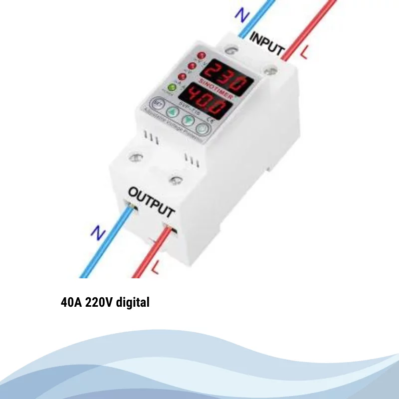 40A 220V digital Self-Restoring overcurrent