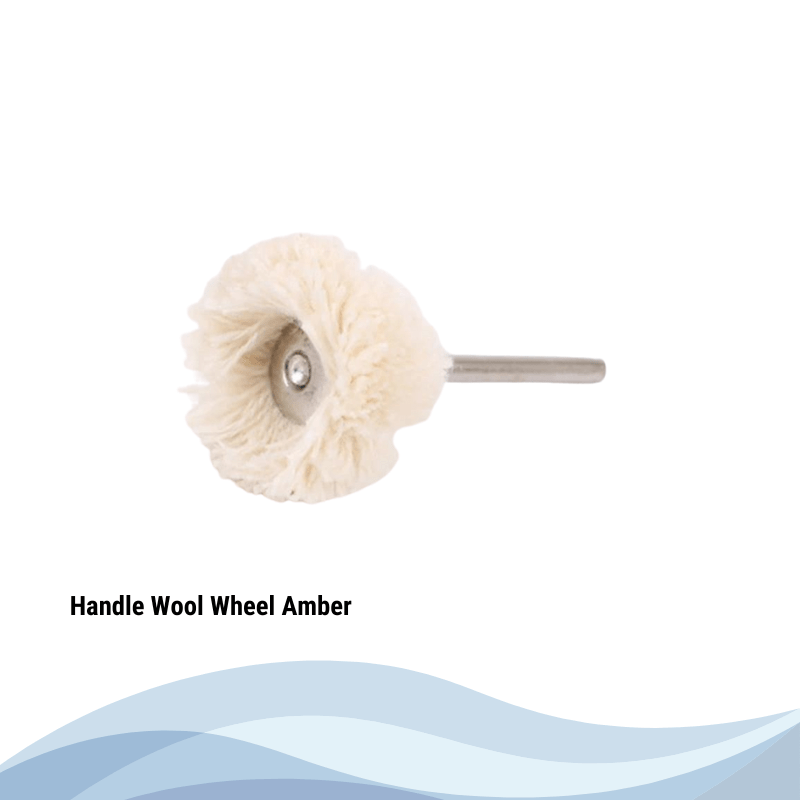Handle Wool Wheel Amber Polishing for Jewelry