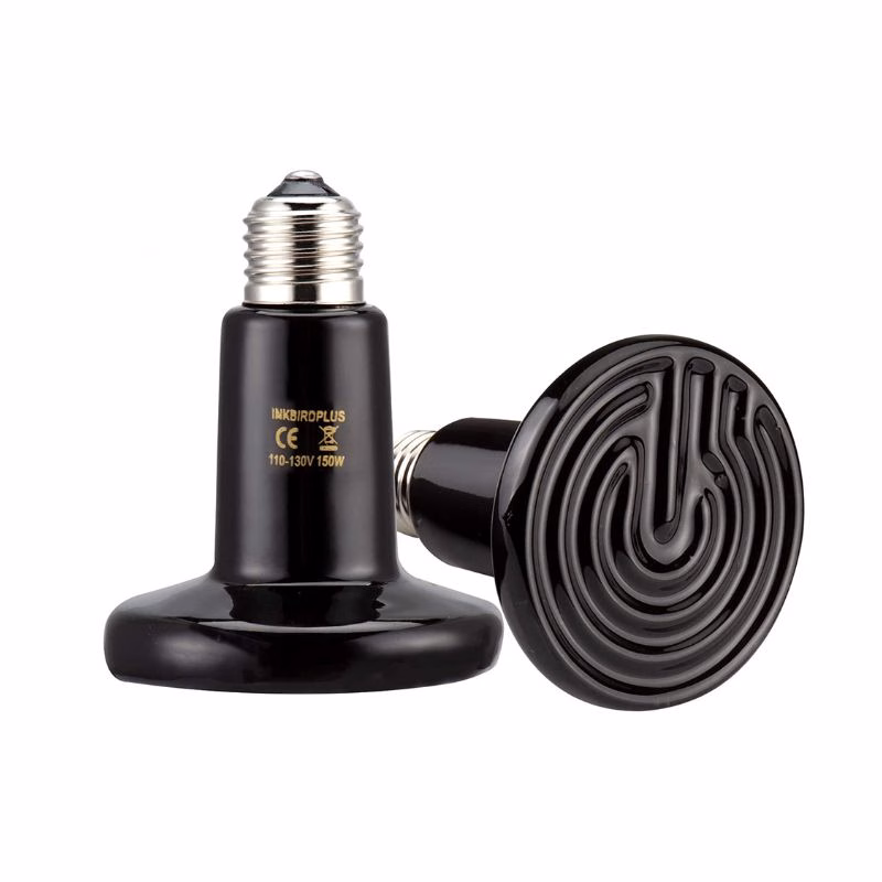 25W 50W 100W 150W & 200W High Quality Far Infrared Poultry Warmer Ceramic Heater Emitter Lamp